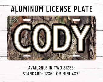 Matrícula personalizada, matrícula de vanidad para coche, bicicleta eléctrica, metal, aluminio, matrícula de coche, regalos personalizados, regalos personalizados, temática del oeste, identificación para niños