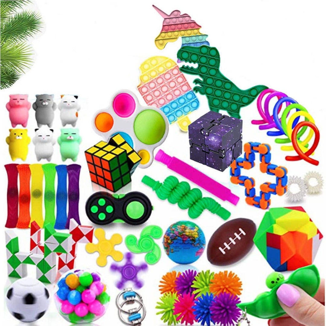 50pcs High Quality Fidget Toys Set, Sensory Fidget Toys, Relieves