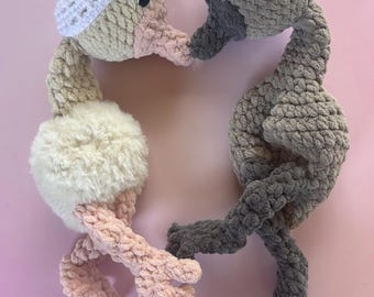 Patrón de crochet de emú: Amigurumi de punto bajo (patrón PDF)