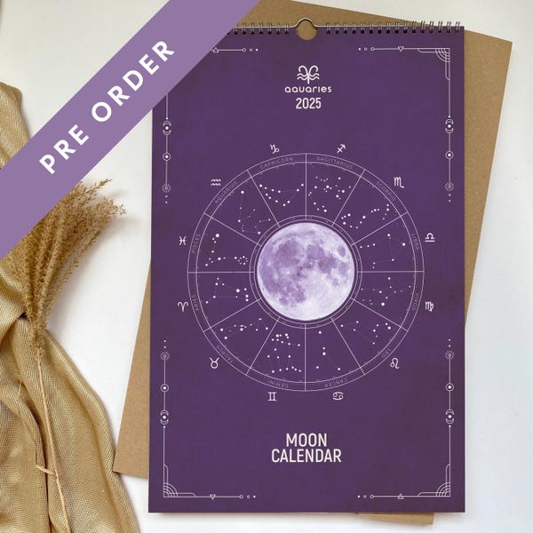 Desk Calendar 2025 Witch Etsy