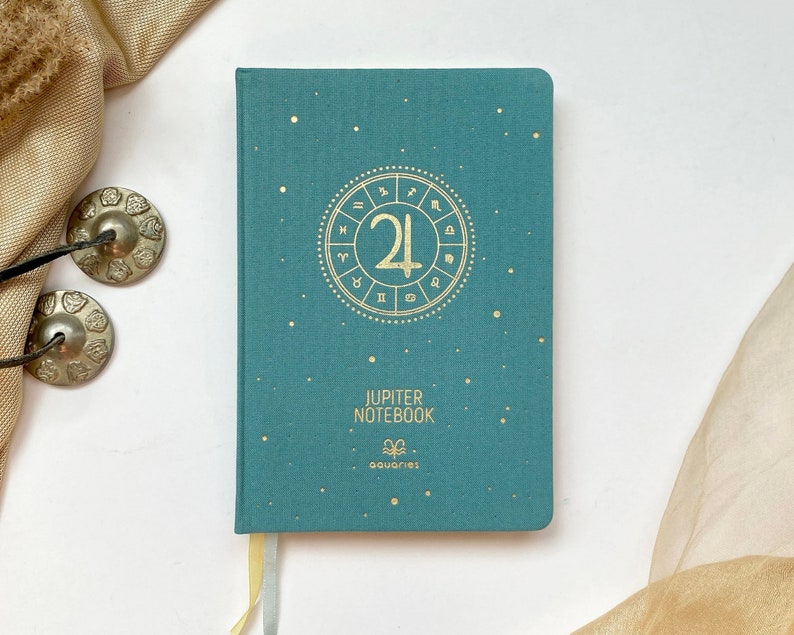 Celestial Astrology Planner, Sagittarius Jurnal, Jupiter Notebook, Celestial Diary, Astrology Lovers Gift Idea, Jupiter Planner image 2