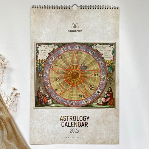 Wall Calendar 2023 Full Astrology Calendar Lunar Calendar - Etsy