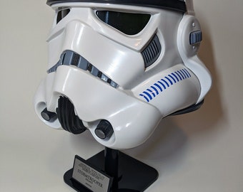 Helmet Stand with Plaque for Black Series Helmets Star Wars Helmet Stand Star Wars Display Stand Black Series Display Stand