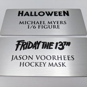 Horror Movie Custom Metal Plaque for Props