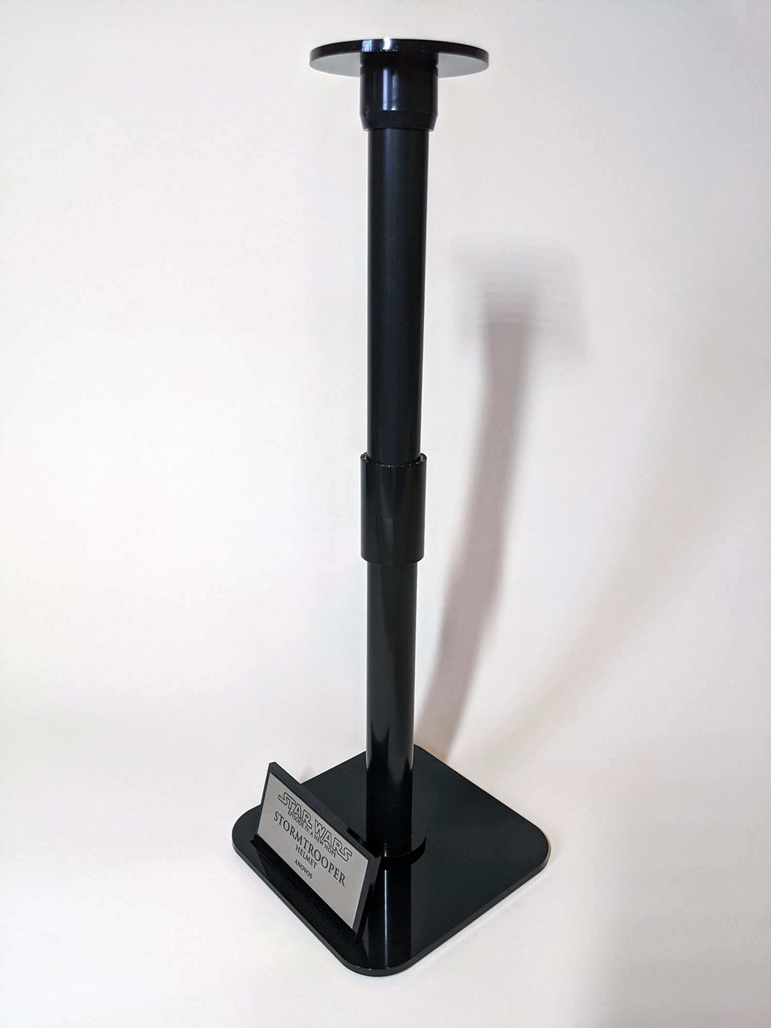 Helmet Stand with Plaque for Black Series Helmets Etsy