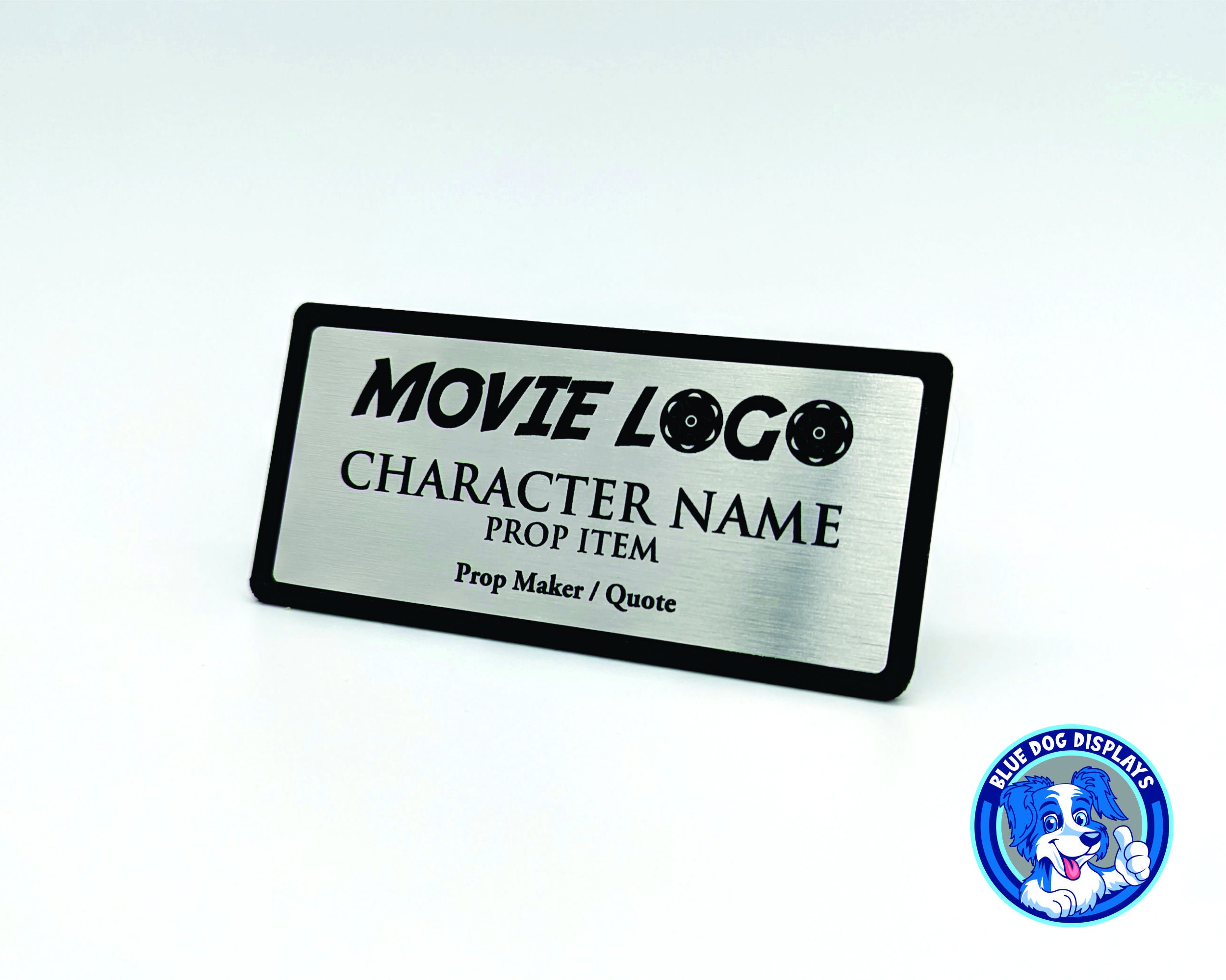 スタンド付きカスタムディスプレイネームプレート - ヘルメット