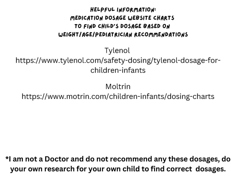 Printable Kids Medicine Chart Etsy