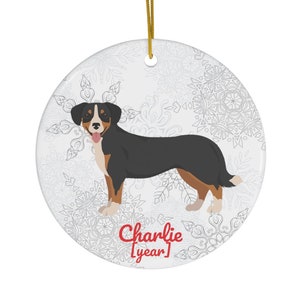 Swissy Ornament | Greater Swiss Mountain Dog Ornament | Greater Swiss Mountain Dog Gifts | Swissy Christmas | Personalized Swissy Mom Dad