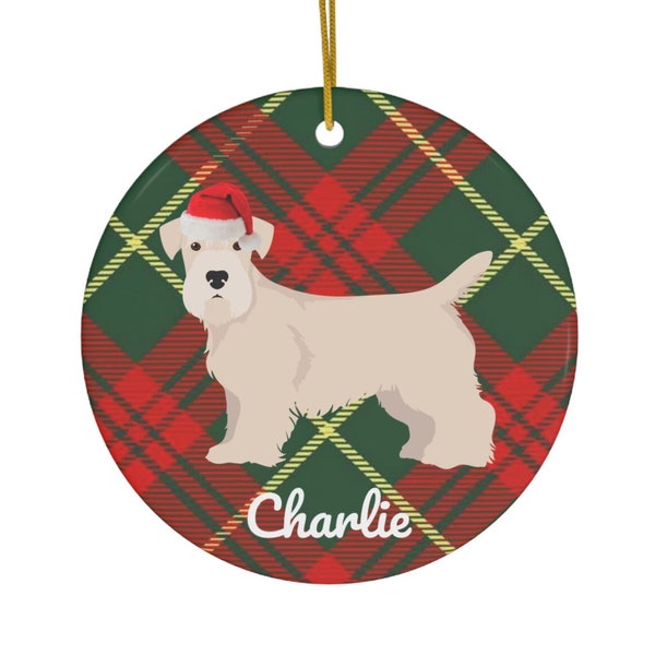 Sealyham Terrier Ornament | Sealyham Terrier Gift | Sealyham Terrier Mom | Sealyham Terrier Christmas Tree Decoration | Sealyham Dad Holiday
