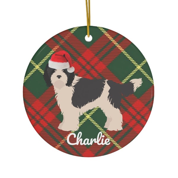 Sheepadoodle Ornament | Sheepadoodle Gifts | Sheepadoodle Mom | Customized Sheepadoodle Christmas Tree Decoration | Custom OES Doodle Dad