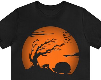 Hedgehog Halloween Shirt | Hedgehog Gift for Him or Her | Funny Pet Hedgehog Mom TShirt | Pet Hedgehog Dad Tee | Halloween Costume Hedgehog