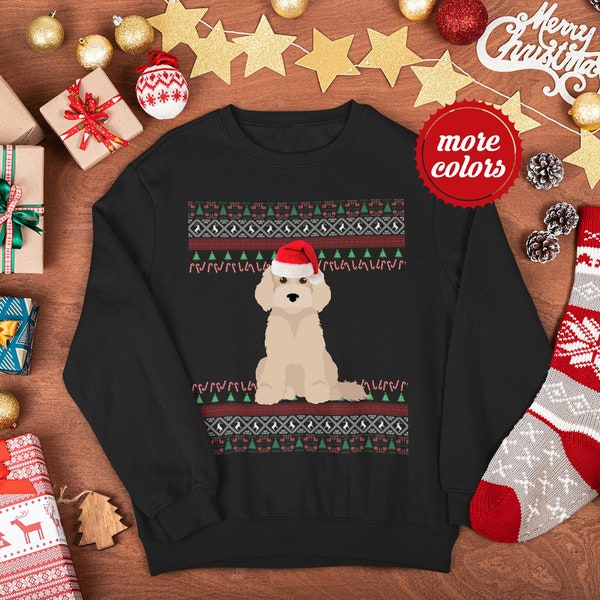 Poochon Christmas Sweater | Unisex Poochon Sweatshirt | Poochon Gift | Poochon Mom Sweatshirt | Ugly Poochon Sweater | Poodle Bichon Dad