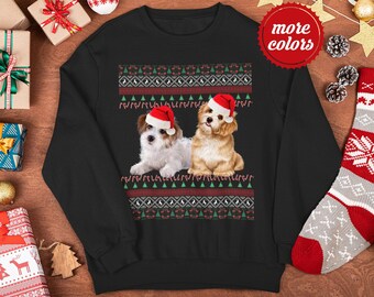 Cavachon Christmas Sweater | Unisex Cavachon Sweatshirt | Cavachon Gift | Cavachon Mom Sweatshirt | Ugly Cavachon Sweater | Cavie Bichon Dad