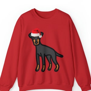 Manchester Terrier Christmas Sweater | Manchester Terrier Gift | Unisex Manchester Terrier Sweatshirt | Manchester Terrier Sweater Mom Dad