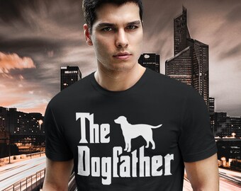 Shirt voor vader labrador | Labradorcadeau | Labrador-shirt | Shirt voor lab-vader | Black Lab Dad | Labrador-T-shirt | Labrador Dogfather | Choc Lab-vader