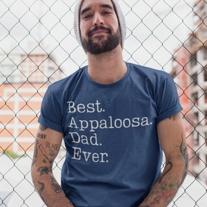Appaloosa Dad Shirt | Appaloosa Geschenk | Bester Appaloosa-Vater aller Zeiten | Appaloosa Pferdebesitzer TShirt | Appaloosa Pferd Pferdevater Reiterdaddy