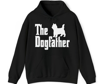 Cairn Terrier papá sudadera con capucha / Cairn Terrier regalo / Cairn Terrier sudadera con capucha / Cairn padre / Cairn Terrier sudadera / Cairn perro sudadera con capucha