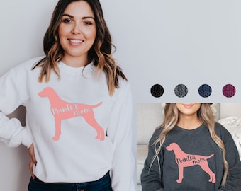 Pointer Mom, Pointer Sweater, German Shorthaired Pointer Sweatshirt, Pointer Mom Sweatshirt, GSP Mom Sweater, GSP Sweatshirt, Pointer Gifts