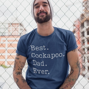 Cockapoo-shirt voor papa | Cockapoo-shirt voor heren | Cockapoo-cadeaus | Beste cockapoo-vader ooit T | Shirt cocker poedel | Cadeau voor vader Cockapoo