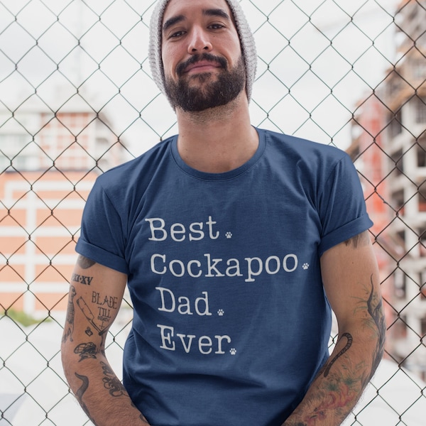 Cockapoo Dad Shirt | Cockapoo Shirt for Men | Cockapoo Gifts | Best Cockapoo Dad Ever T | Cocker Poodle Shirt | Gift for Cockapoo Father