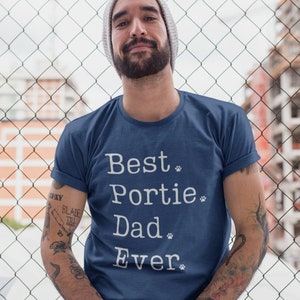 Portie Dad Shirt | Portuguese Water Dog Shirt | Portuguese Water Dog Gifts | Best Portie Dad Ever TShirt | Water Dog Dad | Portie Shirt