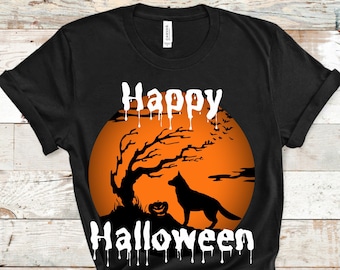 Camisa de Halloween de pastor alemán / Camisa de pastor alemán / Mamá pastor alemán / Regalos de pastor alemán / Disfraz de Halloween