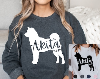 Akita Mom Sweatshirt | Akita Gift | Akita Inu Sweatshirt | Akita Sweater | American Akita Mom | Akita Inu Mom | Akita Dog Sweater for Her