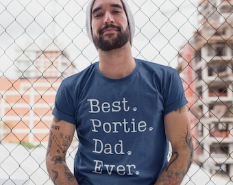 Portie Dad Shirt | Portuguese Water Dog Shirt | Portuguese Water Dog Gifts | Best Portie Dad Ever TShirt | Water Dog Dad | Portie Shirt