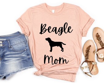 Beagle Mom Shirt | Beagle Shirt | Beagle Gifts | Beagle Mom Shirt | Beagle Mom Gift | Beagle Shirt for Women | Beagle Dog Gift for Her