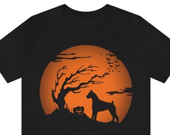 Boxerhund Halloween-tröja | Boxerskjorta | Boxermamma | Boxerpappa | Boxerpresenter | Boxer Halloween-kostym | Boxerhundmamma-tröja | Boxermamma