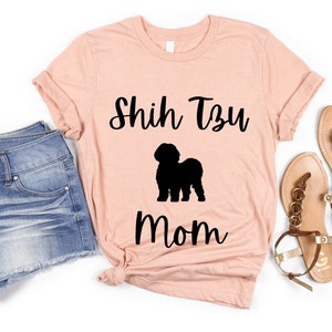 Shih Tzu Mom Shirt | Shih Tzu Shirt für Frauen | Shih Tzu Mama T-Shirt | Shih Tzu TShirt für Sie | Shih Tzu Geschenk | Shih Tzu Mutter