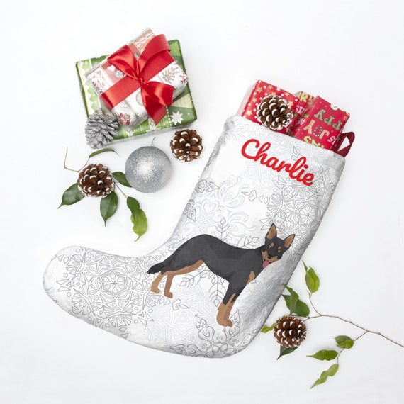 Australian Kelpie Christmas Stocking Australian Kelpie Christmas Stocking