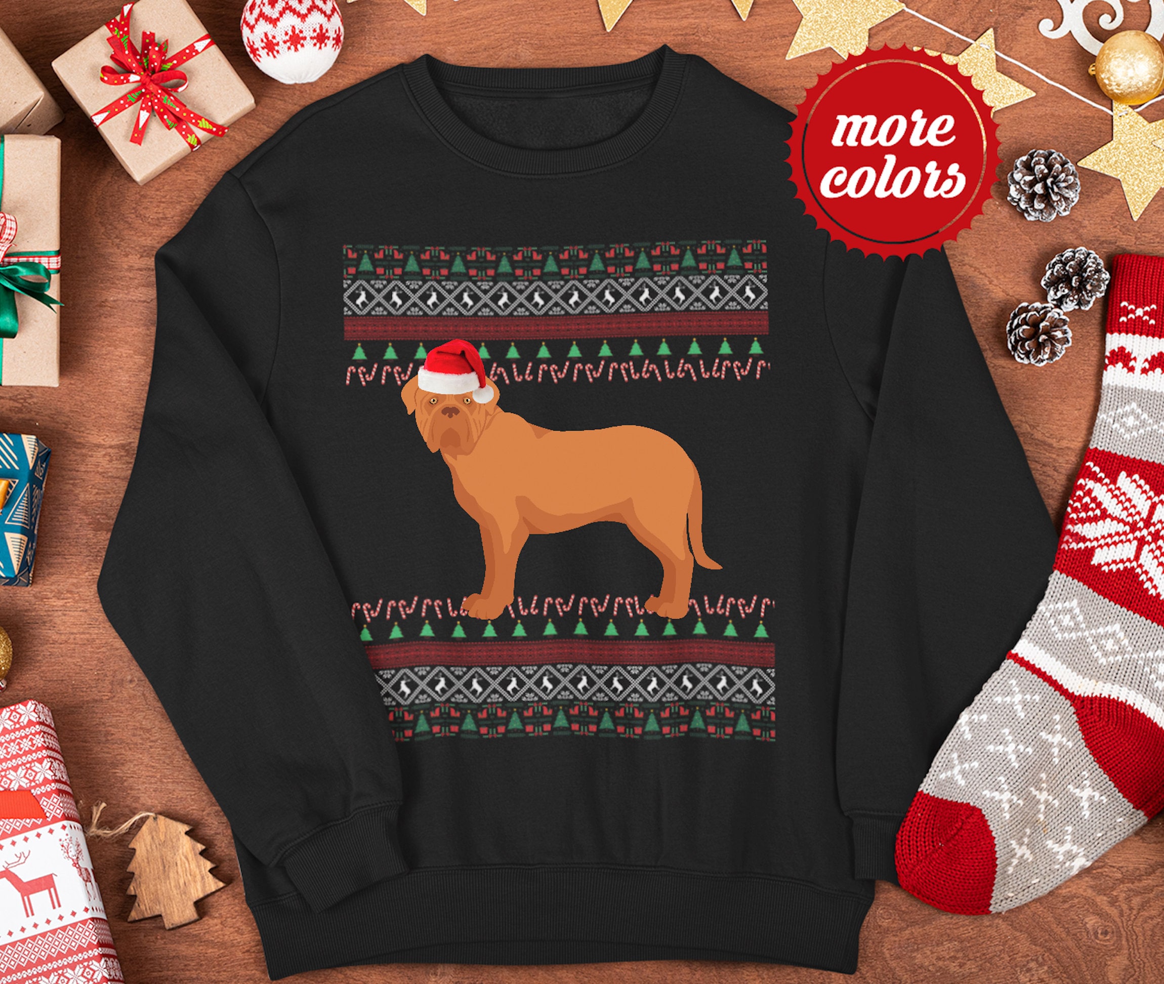 Dogue de bordeaux christmas jumper clearance
