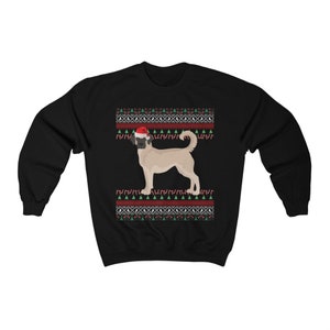 Anatolian Shepherd Dog Christmas Sweater | Unisex Anatolian Shepherd Sweatshirt | Anatolian Shepherd Gifts | Anatolian Mom Dad Ugly Holiday
