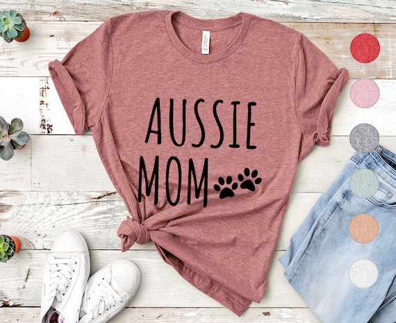 Australian Shepherd Mom T-Shirt Gift For Women Australian Shepherd Mom T-Shirt Gift For Women