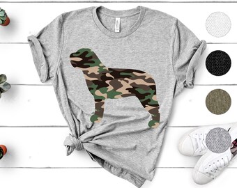 Camicia mastino unisex / maglietta mimetica mastino inglese / mamma mastino / regalo mastino militare / giorno dei veterani del papà mastino dell'esercito / Bullmastiff