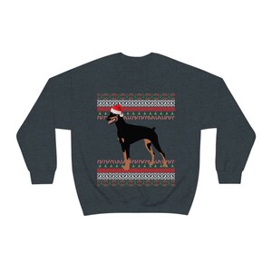 Doberman Christmas Sweater | Doberman Gifts | European Doberman Sweatshirt | Ugly Dobermann Sweater | Doberman Mom Sweatshirt | Doberman Dad