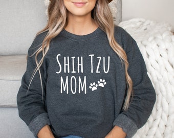 Shih Tzu Mom - Shih Tzu Sweatshirt - Shih Tzu Mom Sweatshirt - Shih Tzu Sweater -  Shih Tzu Gifts - Shih Tzu Mom Sweater - Shih Tzu Mom Gift