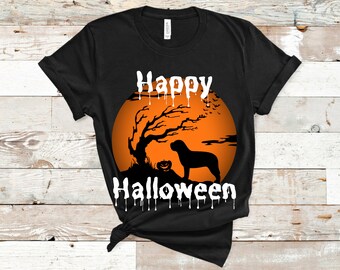 Camicia di Halloween Mastino / Maglietta Mastino Inglese / Mamma Mastino / Papà Bullmastiff / Costume di Halloween Regalo Mastino / T-Shirt Vacanza Mastino
