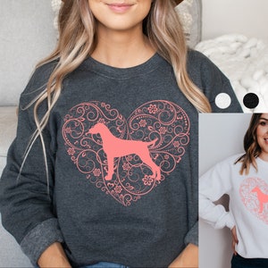 Vizsla moeder Sweatshirt | Hongaarse Vizsla trui | Vizsla cadeau voor vrouwen | Vizsla Mama | Vizsla moeder trui | Vizsla trui voor haar