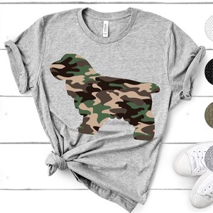 Springer Spaniel Shirt Unisex | English Springer Spaniel Camouflage TShirt | Springer Spaniel Mom | Military Springer Spaniel Gift for Dad