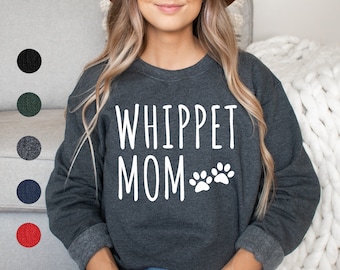 Sudadera Whippet Mom / Sudadera Whippet / Suéter Whippet para mujer / Regalos Whippet para ella / Whippet Mama / Suéter Whippet Dog Mom