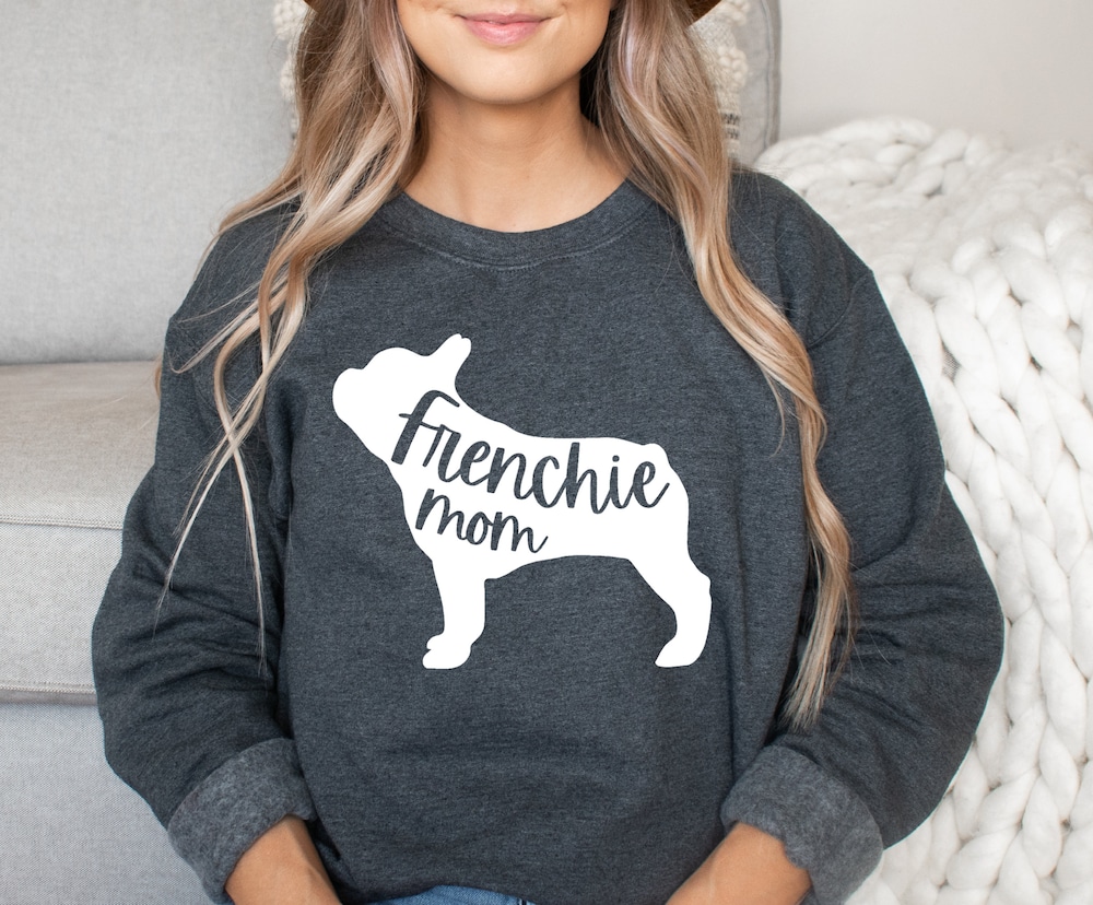 Frenchie Mom Sweater, French Bulldog Sweatshirt, Frenchie Sweater, French Bulldog Sweater, French Bulldog Sweater For Women, Frenchie Dog Onlytee