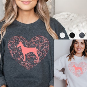 Doberman Sweatshirt | Doberman Mom Sweatshirt | European Doberman Sweater for Women | Doberman Gifts | Doberman Mama | Dobermann Mom Shirt