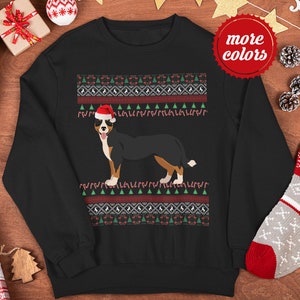 Greater Swiss Mountain Dog Christmas Sweater | Unisex Swissy Sweatshirt | Swiss Mountain Dog Gifts | Swissy Mom Dad Ugly Holiday Sweater