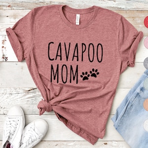 Cavapoo Mom Shirt | Cavapoo Shirt for Women | Cavapoo Mom TShirt | Cavapoo Mama T-Shirt | Cavapoo Gifts | Cavapoo Mother | Cavalier Poodle