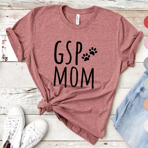 Chemise pour maman GSP | allemande à poil court pour femme | Cadeaux GSP pour elle | Maman SPG | T-shirt Gsp | Maman Braque Allemande