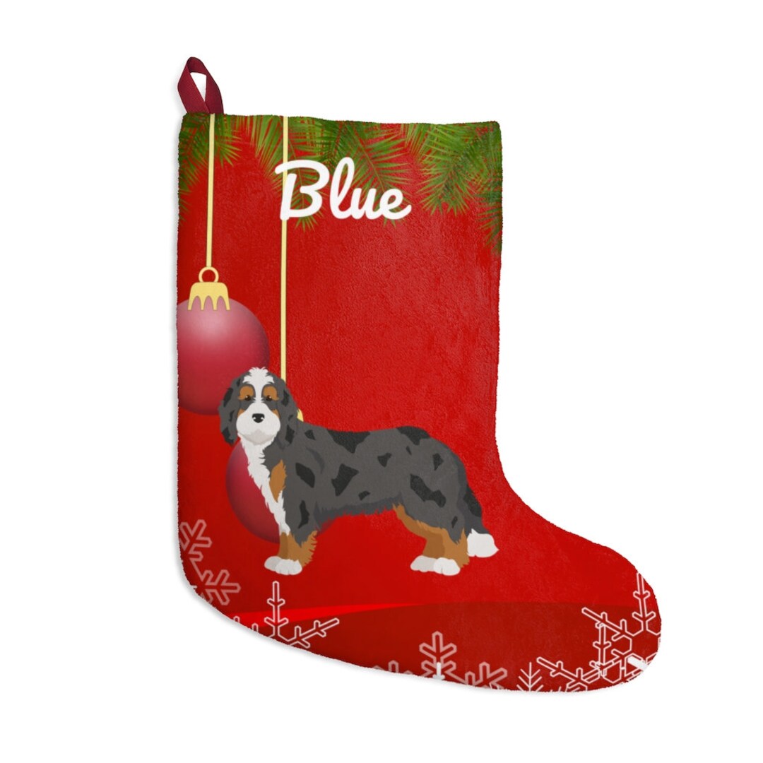 Aussiedoodle Stocking Aussiedoodle Gifts Personalized Aussie Doodle