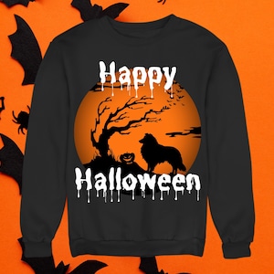 Sheltie Halloween | Shetland Sheepdog Sweatshirt | Sheltie Mom | Shetland Sheepdog Gifts | Halloween Costume Sheltie Holiday Sweater