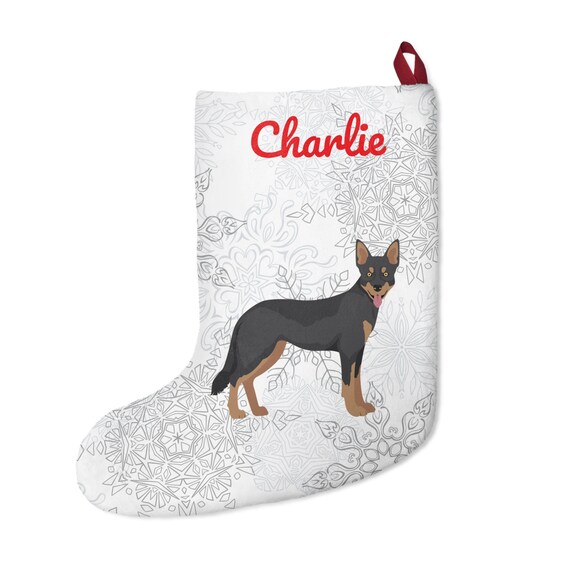 Australian Kelpie Christmas Stocking Australian Kelpie Christmas Stocking